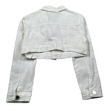 Lu Lu By Miss Grant Giubbino In Denim tinta unita Bianco per Bambina LL2604 BIANCO LU LU BY MISS GRANT 