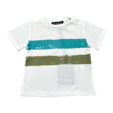 Please T-Shirt Tinta Unita con Stampa per Neonato MB00030B71 BIANCO PLEASE 