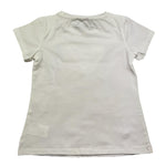 Fun & Fun T-Shirt Girocollo Tinta Unita con Orso per Bambina FBTS01423 BIANCO FUN & FUN 