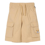 Moschino Bermuda Tinta Unita con Elastico In Vita per Bambino HUQ027 CAMMELLO MOSCHINO 