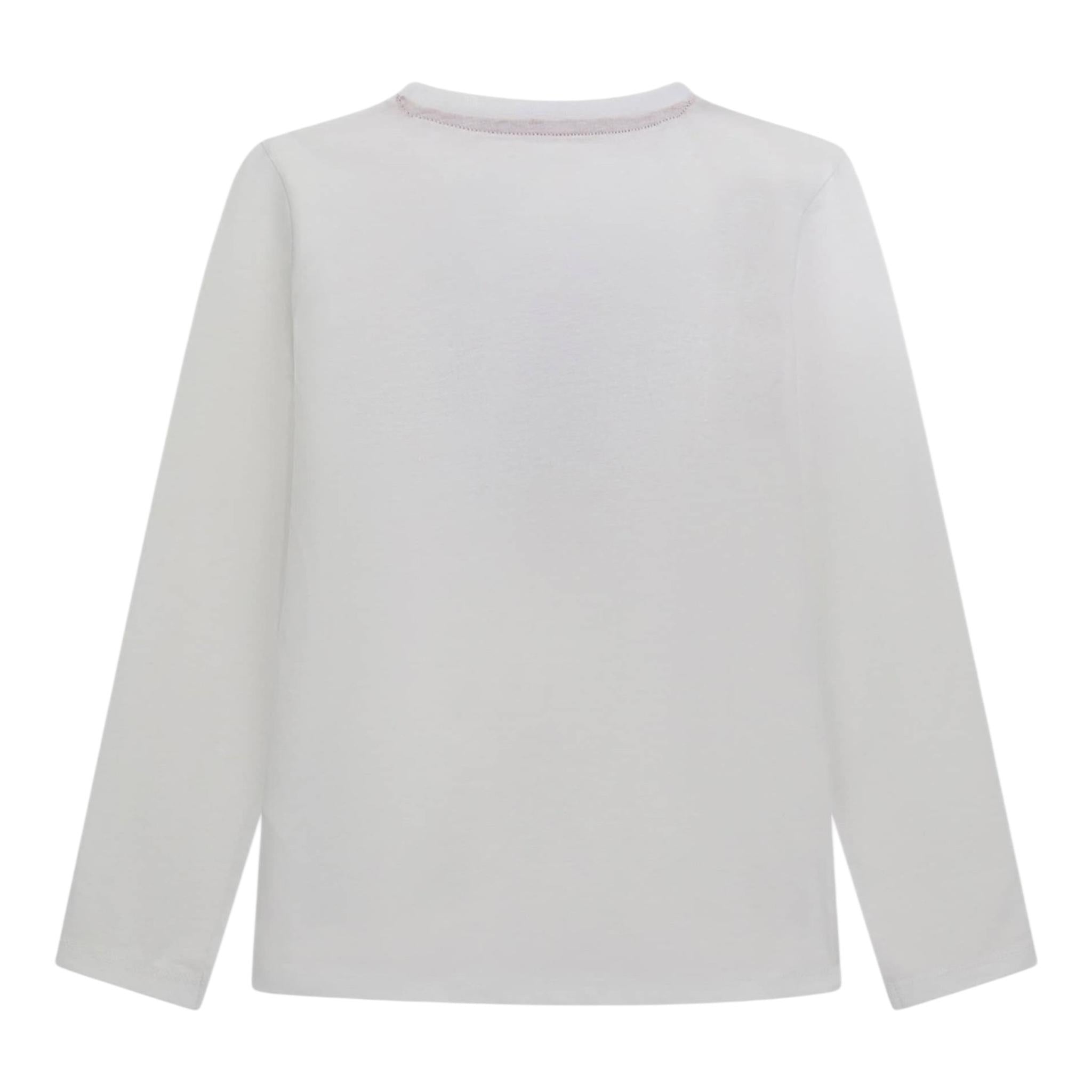 Guess Shirt Girocollo Tinta Unita con Stampa per Neonato N4RI01K8HM4N BIANCO GUESS 