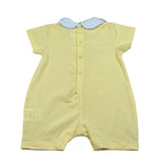 Lalalu' Pagliaccetto Tinta Unita con Stampa per Neonato PAL505PM GIALLO LALALU' 