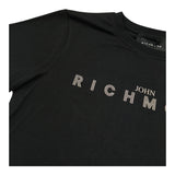 John Richmond T-Shirt Girocollo Tinta Unita con Logo per Bambino RBP26008TS NERO JOHN RICHMOND 
