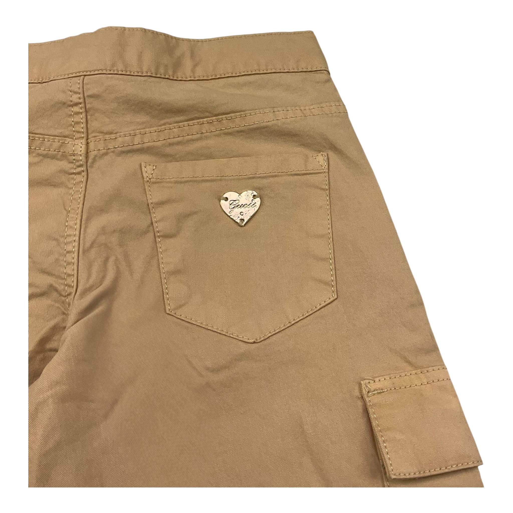 Guess Pantalone Tinta Unita con Girovita Regolabile per Neonata K5RB03WFY91 BEIGE GUESS 