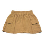 Please Gonna Tinta Unita con Elastico In Vita per Bambina GB23130G72 MARRONE PLEASE 