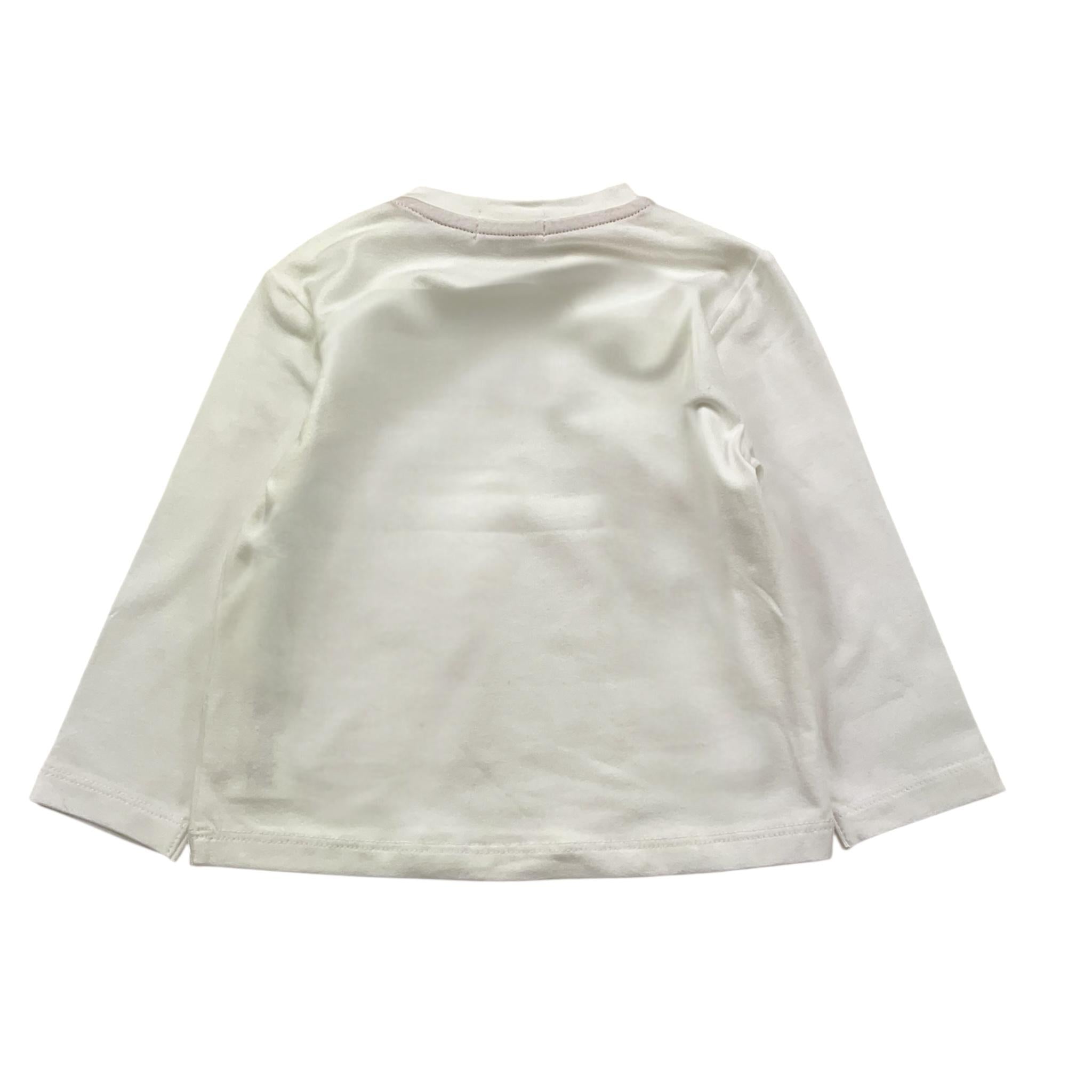 Y-CLU shirt tinta unita girocollo con stampa Bianco per Neonato BYN10733 BIANCO Y-CLU 