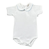 Seerose Body Tinta Unita con Colletto per Neonato 515 BIANCO SEEROSE 