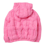 DSQUARED2 giubbino tinta unita con cappuccio Rosa per Bambina DQ1859 ROSA DSQUARED2 