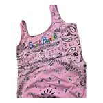Saint Barth Costume Intero Tinta Unita con Stampa per Bambina 00901L ROSA SAINT BARTH 