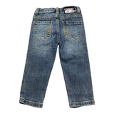 Iceberg Jeans Tinta Unita con Girovita Regolabile per Neonato PTICE4313BN BLU ICEBERG 