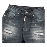 DO NOT CONFORM jeans tinta unita cn strappi Nero per Bambino CR04J NERO DO NOT CONFORM 