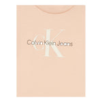 Calvin Klein T-Shirt Tinta Unita con Logo per Neonata IN0IN00001X ROSA CALVIN KLEIN 