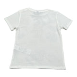 Please T-Shirt Girocollo Tinta Unita con Stampa per Bambino MBA3030B71J BIANCO PLEASE 