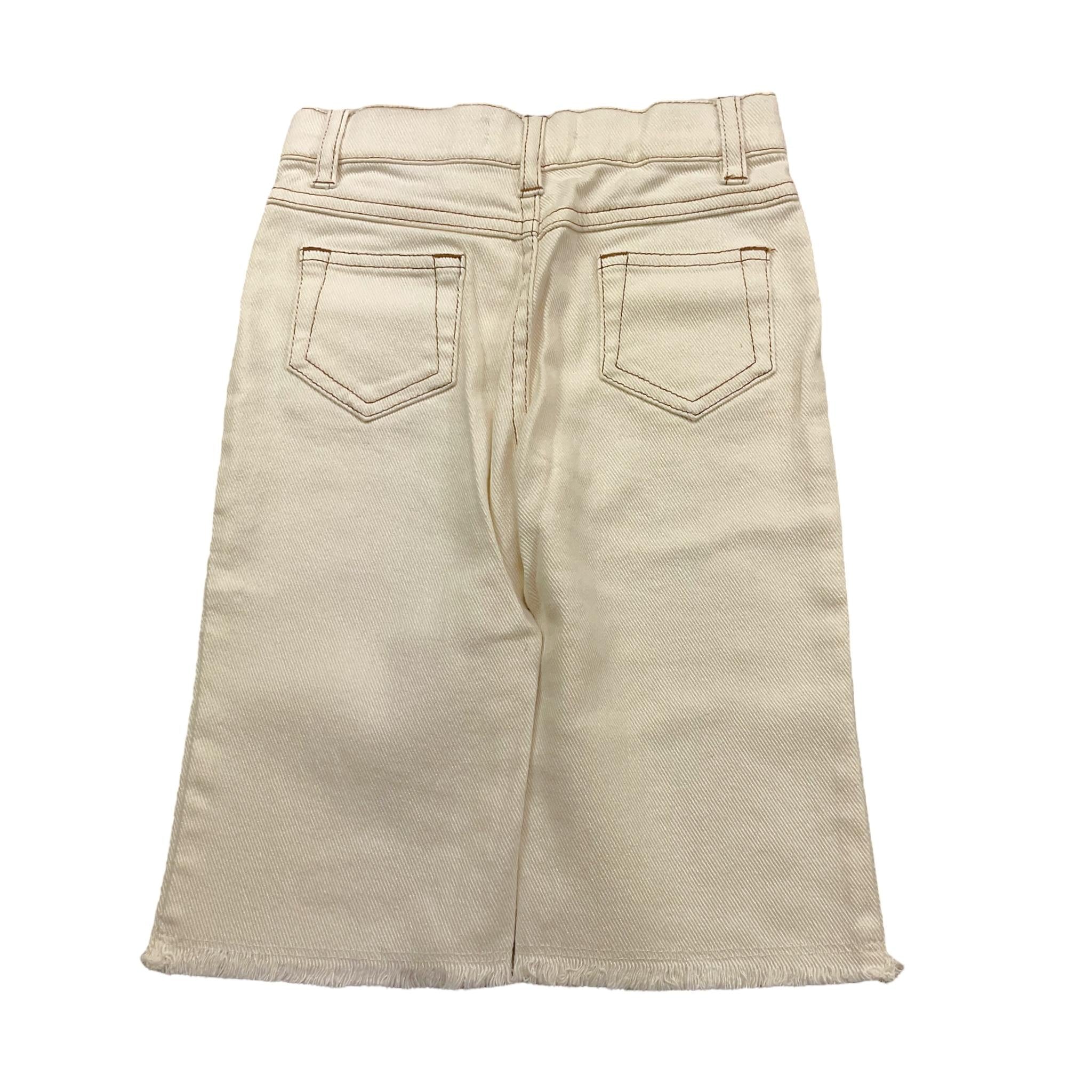 Michael Kors Jeans Tinta Unita con Girovita Regolabile per Neonata R30053N PANNA MICHAEL KORS 