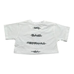 Blauer T-Shirt Girocollo Tinta Unita con Stampa per Neonata 25SBLGH02550N BIANCO BLAUER 