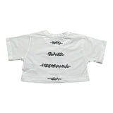 Blauer T-Shirt Girocollo Tinta Unita con Stampa per Neonata 25SBLGH02550N BIANCO BLAUER 