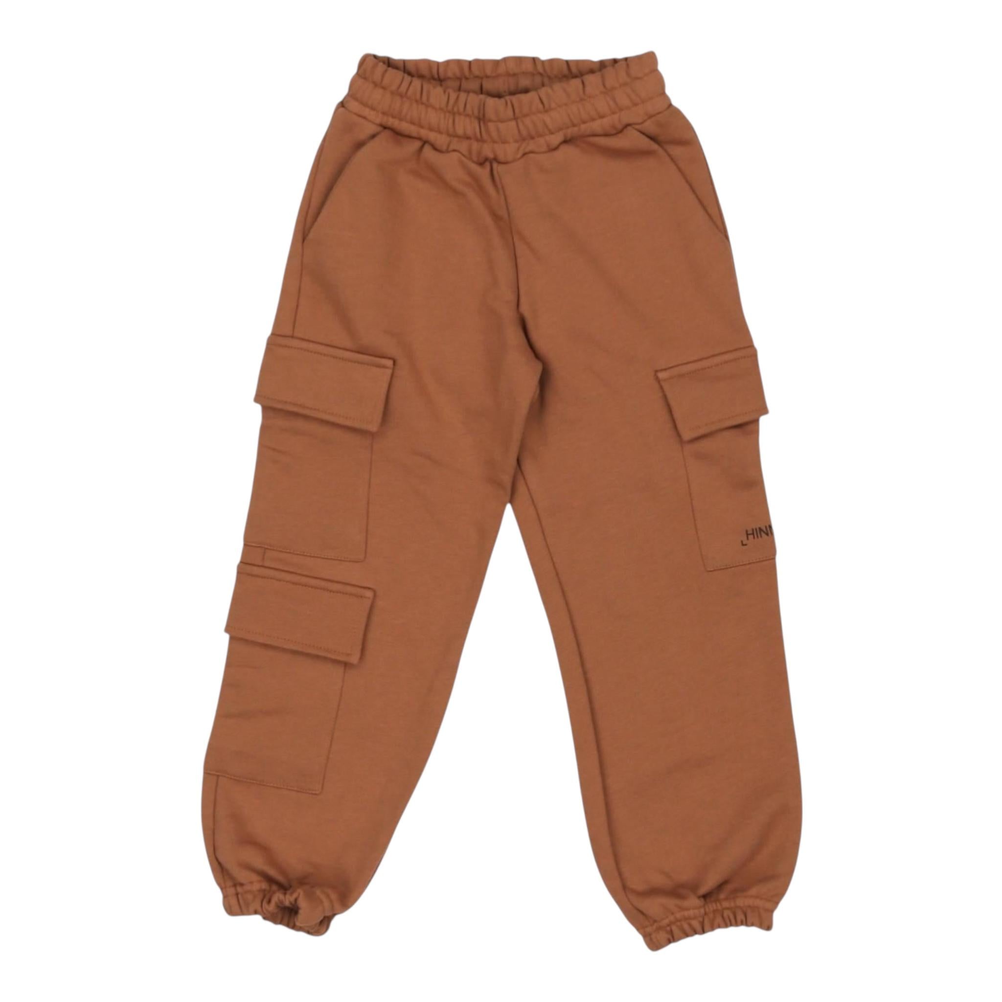 Hinnominate Pantalone Modello Tuta Tinta Unita con Elastico In Vita per Bambino 3641PF00010 MARRONE HINNOMINATE 