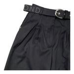 JOHN RICHMOND pantalone tinta unita con cintura Nero per Bambina RGA25096PA NERO JOHN RICHMOND 