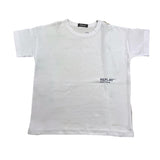 Replay T-Shirt Girocollo Tinta Unita con Stampa per Bambino SB7119 BIANCO REPLAY 