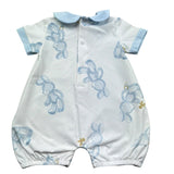 Le Bebe Pagliaccetto Mezza Manica Tinta Unita per Neonato LBB5255 BIANCO LE BEBE 