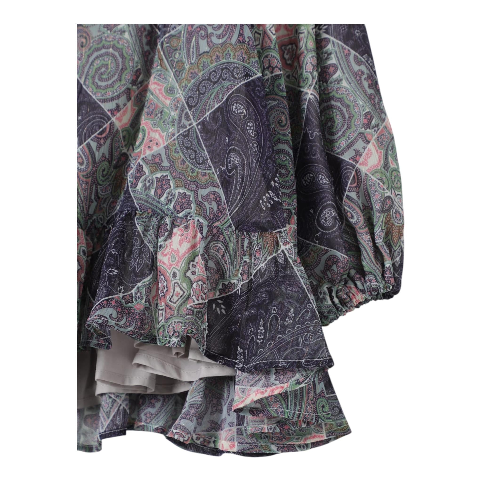 ETRO camicie manica lunga tinta unita con fantasia Blu per Bambina GV5A50 BLU ETRO 