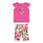 Guess Completo 2 Pezzi Leggins-T-Shirt  per Neonata K5GG02K6YW4N FUXIA GUESS 