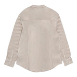 Fay Camicia Tinta Unita con Fantasia A Righe per Bambino FU5P00 BEIGE FAY 