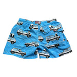 Saint Barth Costume Modello Boxere Tinta Unita con Stampa  per Bambino PANDA AZZURRO SAINT BARTH 