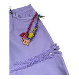 John Richmond Jeans Tinta Unita con Girovita Regolabile per Bambina RGP26164PA LILLA JOHN RICHMOND 