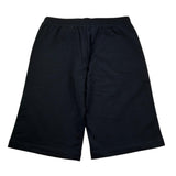 Moschino Bermuda In Tuta Tinta Unita con Logo per Bambino HUQ02F NERO MOSCHINO 