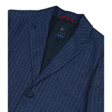 Fay Completo Tinta Unita 2 Pezzi Pantalone-Giacca Fantasia A Righe per Bambino FW3P30 BLU FAY 