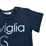 Siviglia T-Shirt Girocollo Tinta Unita con Stampa per Bambino SWVNTS17286J BLU SIVIGLIA 
