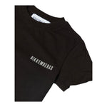 Bikkembergs T-Shirt Girocollo Tinta Unita con Logo per Bambino BK1602 NERO BiKKEMBERGS 