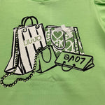 Liu Jo Abito Tinta Unita con Brillantini per Neonata KA5037N VERDE LIU JO 