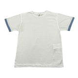 Manuel Ritz T-Shirt Girocollo Tinta Unita con Logo per Bambino MR2895X BIANCO MANUEL RITZ 