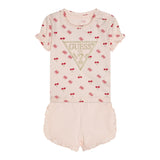 Guess Completo 2 Pezzi T-Shirt-Short Tinta Unita per Neonata A5GG03K6YW4 ROSA GUESS 