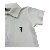 Trussardi Polo Mezza Manica Tinta Unita per Neonato TIP26096PO BIANCO TRUSSARDI 