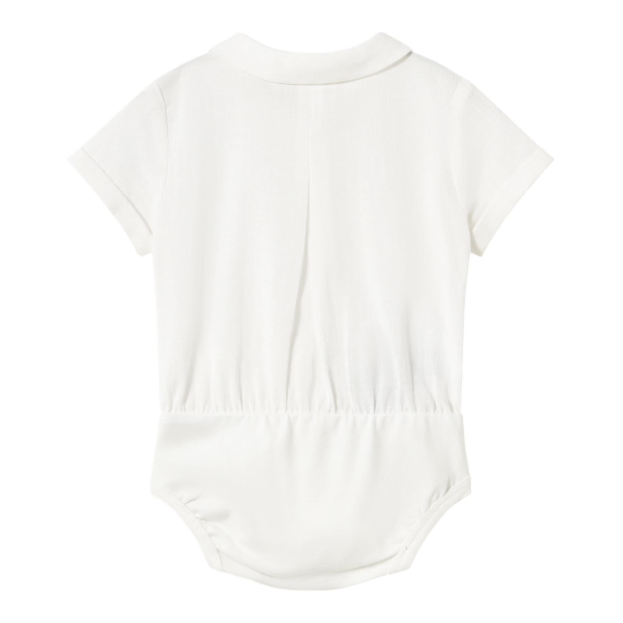 Mayoral Camicia Body Mezza Manica Tinta Unita per Neonato 1796 PANNA MAYORAL 