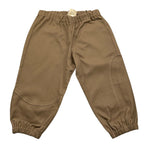 DOU DOU pantalone tinta unita con elastico in vita Fango per Neonato DT6510 FANGO DOU DOU 