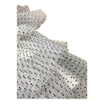 A' La Page Abito Tinta Unita con Tulle E Pailletes per Bambina 25SAGRE00006 BIANCO A' LA PAGE 