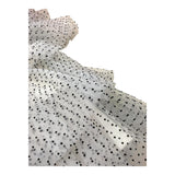 A' La Page Abito Tinta Unita con Tulle E Pailletes per Bambina 25SAGRE00006 BIANCO A' LA PAGE 