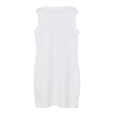 Guess Abito Mezza Manica Tinta Unita con Logo per Bambina J4RK38KA6W4 BIANCO GUESS 