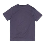 Dolce & Gabbana T-Shirt Girocollo Tinta Unita con Logo per Bambino L4JTHU BLU DOLCE & GABBANA 