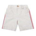 Fay Bermuda Tinta Unita con Profili In Contrasto per Bambino 5Q6049 BEIGE FAY 