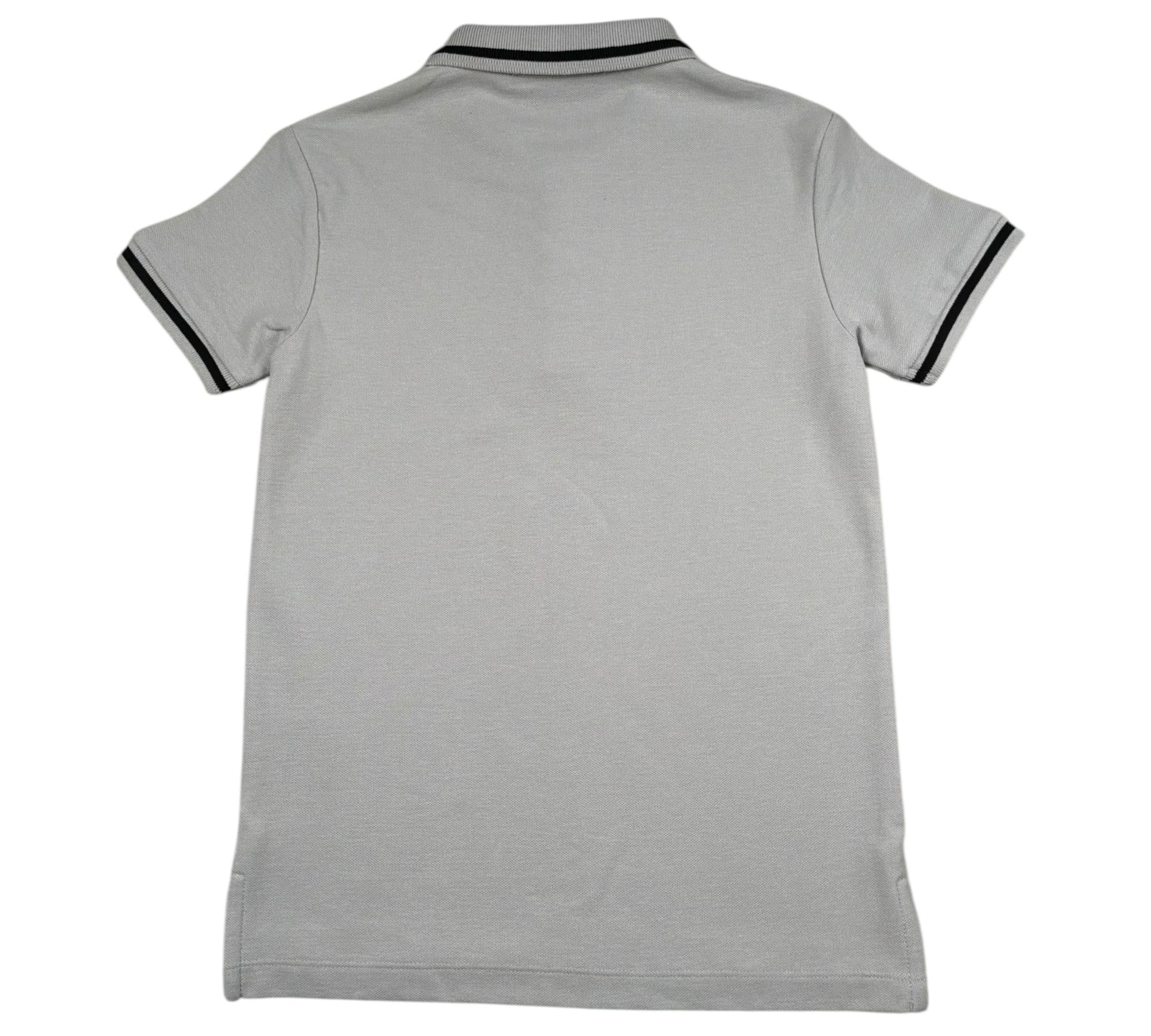 John Richmond Polo Mezza Manica Tinta Unita con Logo per Bambino RBP26022PO GRIGIO JOHN RICHMOND 