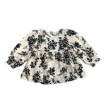 ZHOE & TOBIAH camicia tinta unita con stampa fiori Beige per Bambina VFL3 BEIGE ZHOE & TOBIAH 
