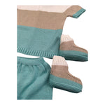 Juliana Completo 3 Pezzi T-Shirt-Culotte-Babbucce per Neonato 25067 MULTICOLOR JULIANA 