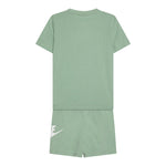 Nike Completo 2 Pezzi T-Shirt-Bermuda Tinta Unita per Neonato 86L596NX VERDE NIKE 