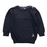 SP1 maglia girocollo tinta unita Blu per Neonato N9901348 BLU SP1 