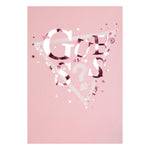 Guess T-Shirt Girocollo Tinta Unita con Logo per Neonata K5RI00K6YW4XX ROSA GUESS 